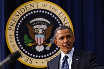 President Barack Obama delivers remarks about the fiscal cliff negotiations