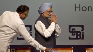 Chidambaram has asserted several times that the red line of 4.8 per cent of GDP for the fiscal deficit will not be breached  [AP]