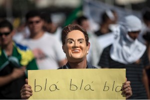 "We are going through a process of change, maybe the largest one the country has ever experienced," Rousseff affirmed. (AP Images)