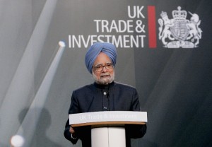 File photo of India's Prime Minister Manmohan Singh at a session of an India-UK investment summit at Lancaster . (Getty Images)