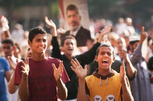 Morsi reportedly told the judge during his trial on Monday, "I am your president. You have no legitimacy."[Getty Images]