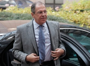 Russia's Foreign Minister Sergey Lavrov arrives for an EU foreign ministers meeting at the European Council building in Brussels, Monday, Dec. 16, 2013 [AP]