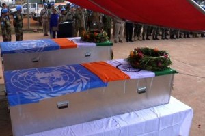 The UN Mission in South Sudan (UNMISS) held a memorial ceremony in Juba on Saturday for the two Indian Battalion peacekeepers killed in the attack [UNMISS]