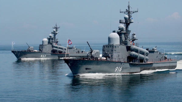 File photo of Guards missile boats of the Russian Pacific Fleet [Xinhua]