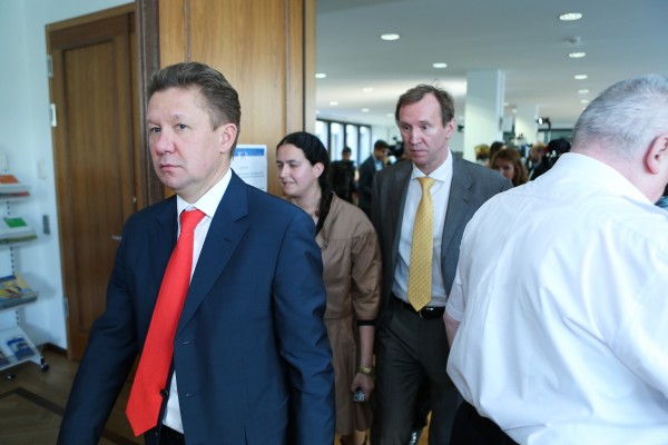 Gazprom officials, such as its CEO Alexey Miller (above), have been meeting with Ukraine and EU representatives in a bid to resolve the gas crisis with Kiev [Xinhua]