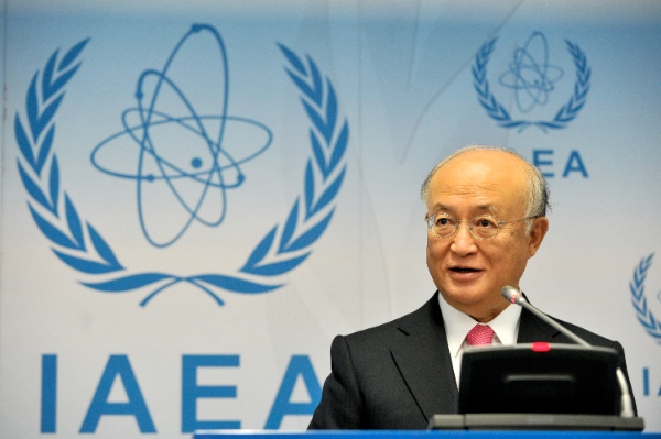 Director General of International Atomic Energy Agency (IAEA) Yukiya Amano attends a press conference in Vienna, capital of Austria, on Sept. 15, 2014 [Xinhua]