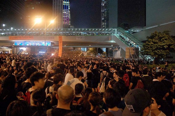 The Occupy protestors in Hong Kong are threatening to occupy government buildings if the current chief executive does not resign [Wikimedia Commons]