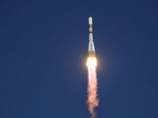A Soyuz-2.1a space rocket carrying a Progress M-25M resupplying ship was launched and placed on a transitional orbit on Wednesday [Image: Roscosmos]