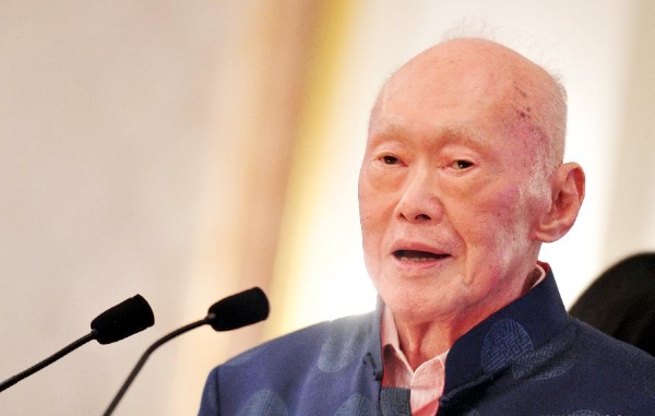 File photo of Singapore's former Prime Minister Lee Kuan Yew [Xinhua]