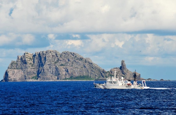 China's surveillance ship "Haijian 27" arrives at waters around the Islands that China claims as Diaoyu and Japan as Senkaku [Xinhua]