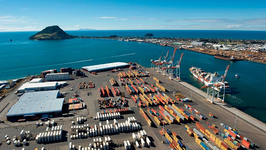 File photo: Tauranga Port in New Zealand [Image: gov.nz]