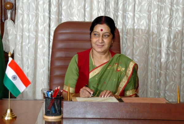 During her two-day trip to Cairo, Swaraj stressed India's longstanding ties with Egypt and invited the President to attend a critical summit in Delhi in October [Xinhua]