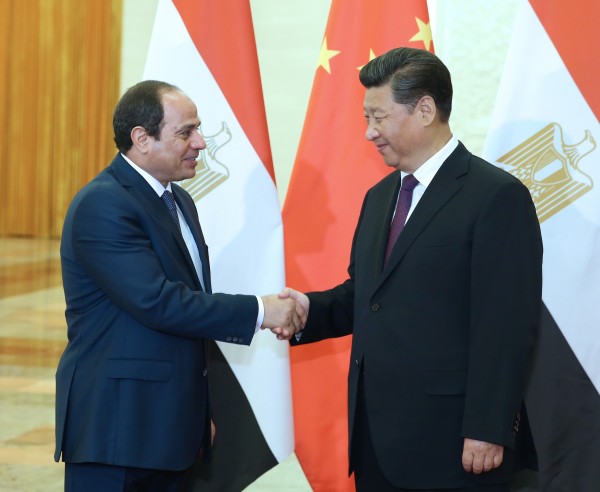 When El-Sisi visited Beijing in December 2014, the two leaders signed a number of strategic agreements to boost investment and industrial exchange [Xinhua]