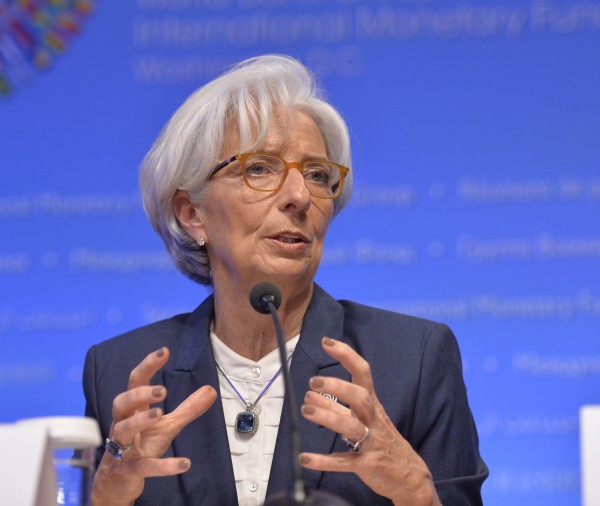 Lagarde had previously warned of volatility in emerging markets, which dragged global economic forecasts down [Xinhua]