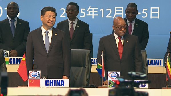 Zumba is co-chairing the FOCAC Summit with Chinese President Xi Jinping in Johannesburg on 4 December 2015 [Xinhua]