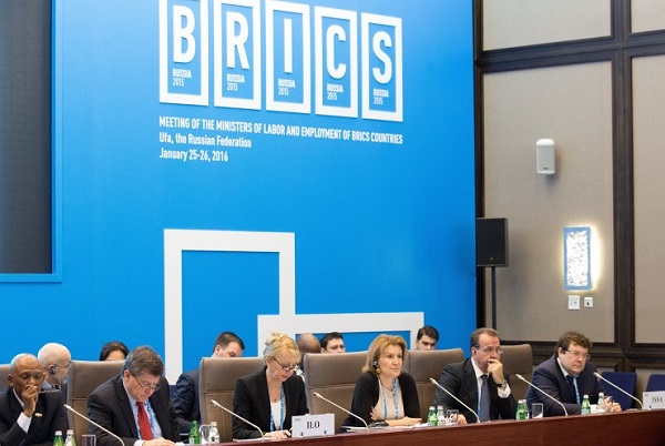 "Growth isn't the whole story, can't guarantee decent work, inclusion or equity," said ILO chief Ryder at the BRICS meet.