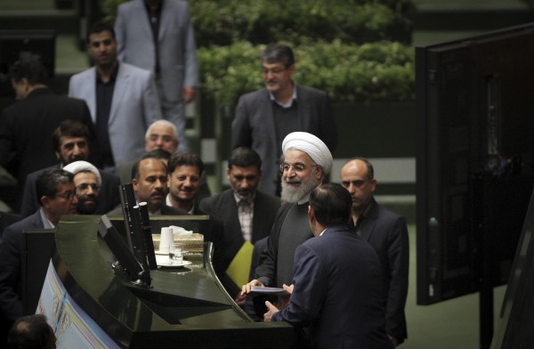 Iranian President Rouhani has made revitalization of the oil industry after sanctions were removed a central strategy of his government [Xinhua]