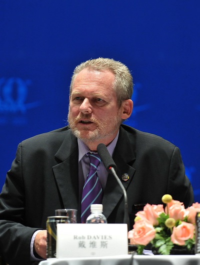File Photo: Rob Davies, minister of trade and industry of South Africa [Xinhua]