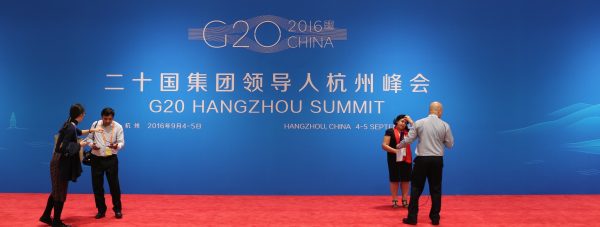 In their final communique, G20 leaders pledged to protect free trade [Xinhua]