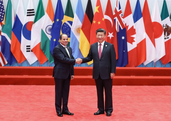 China and Egypt have long enjoyed strong close ties; in September, President Sisi was one of a handful of leaders invited to the G20 Summit in China [Xinhua]
