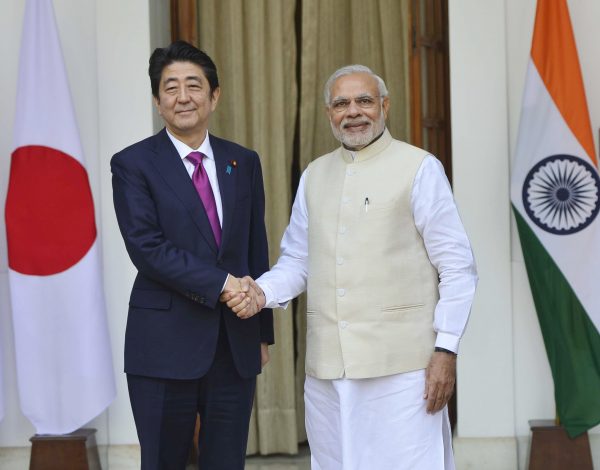 The groundwork for the bilateral agreements signed in Tokyo and Kobe was set during Abe's visit to India in December last year [Xinhua]
