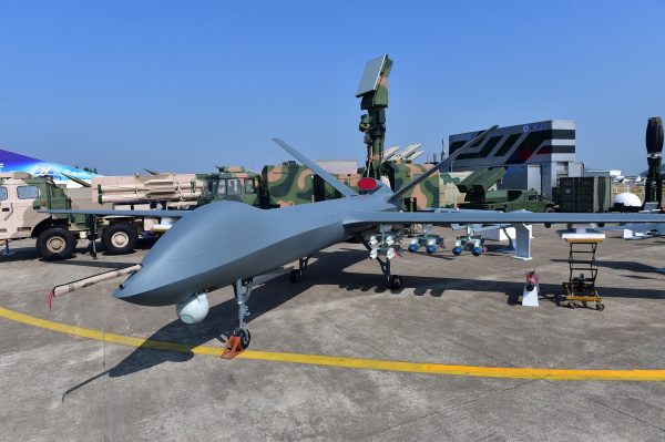 China's CH-5 unmanned aerial vehicle (UAV), also known as "Rainbow 5", also debuted at the airshow [Xinhua]