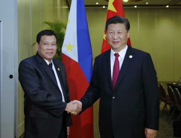 Duterte met Putin for the first time, but this is his second meeting with Xi as ties between the two countries imporve [Xinhua]